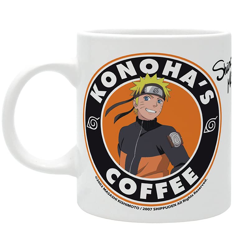 NARUTO SHIPPUDEN - Kubek 320 ml - KONOHAS COFFEE