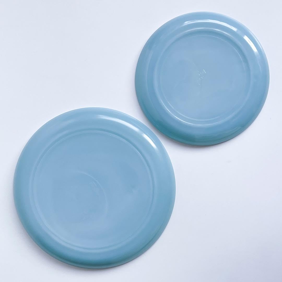 Amazon.co.jp: ファイヤーキング ターコイズブルー プレート2枚 ボウル