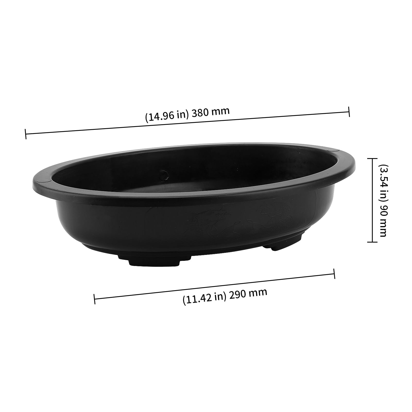 Büyük Oval Bonsai Tencere Çiçeklik Bahçe Saksı Çiçeği Pot Plastik Bahçe - Buy Çi