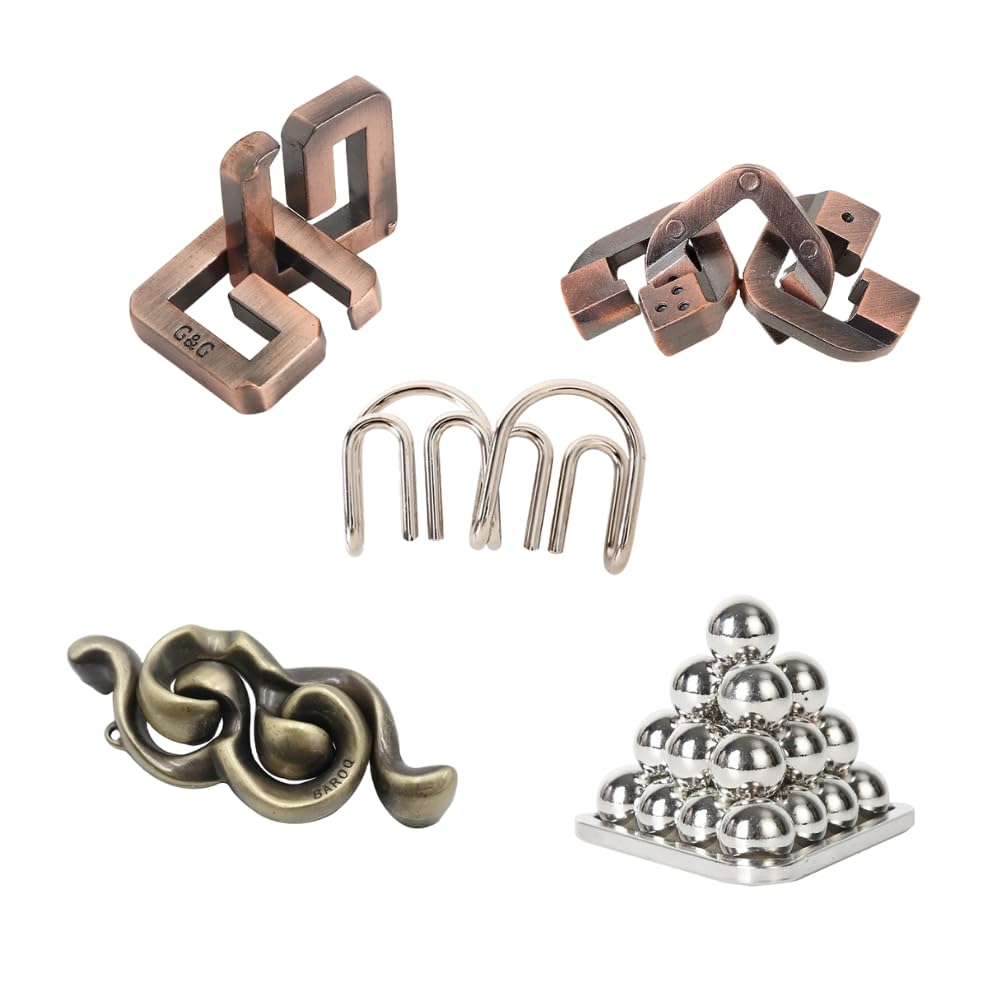 Amazon | JUSTVEL 知恵の輪 知恵玩具 ちえのわ 大人 立体パズル