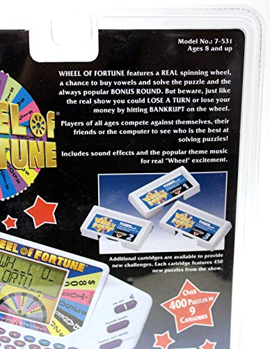 Tiger Electronics Wheel Of Fortune Handheld #TOP2