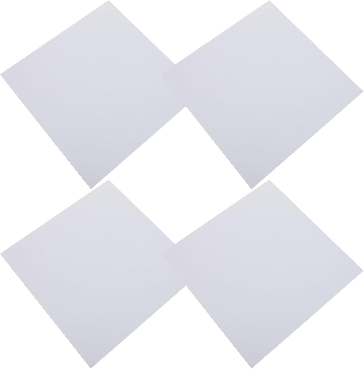 Amosfun Self Adhesive Acrylic Mirror Tiles 10x10 Inch 4pcs