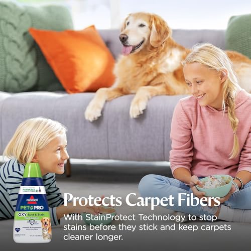 Bissell PET PRO OXY Spot & Stain Formula for Portable Carpet Cleaners, 32 oz., 2034 - image 6