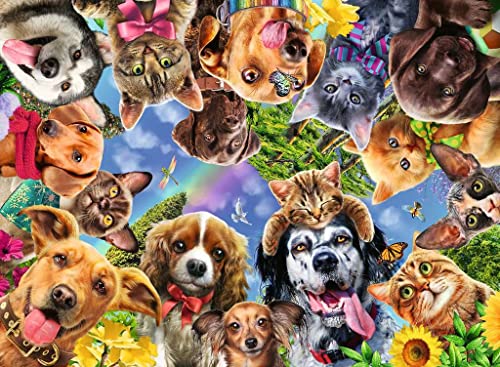 Ravensburger 15042 Funny Animal Selfie 500 Piece Puzzle thumb #2
