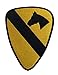 Gemelolandia | Toppe Termoadesiva Replica Militare 1st Cavalry US Division 13 x 9 cm Hook and Loop | Molto Aderenti | Patch Stickers per decorare i tuoi vestiti