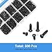 MEIYYJ PA Phillips Micro Laptop Repair Screws M2 M2.3 M2.6 M3 Computer PC Pan Self-Tapping Electronic Mini Wood Screws,Pack of 500