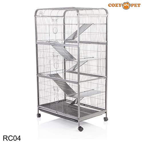 Cozy Pet Rodent Cage 9mm Bar Spacing for Rat, Ferret, Chinchilla, Degu or other Small Pets, Large Rodent Cage RC04 - Image 7