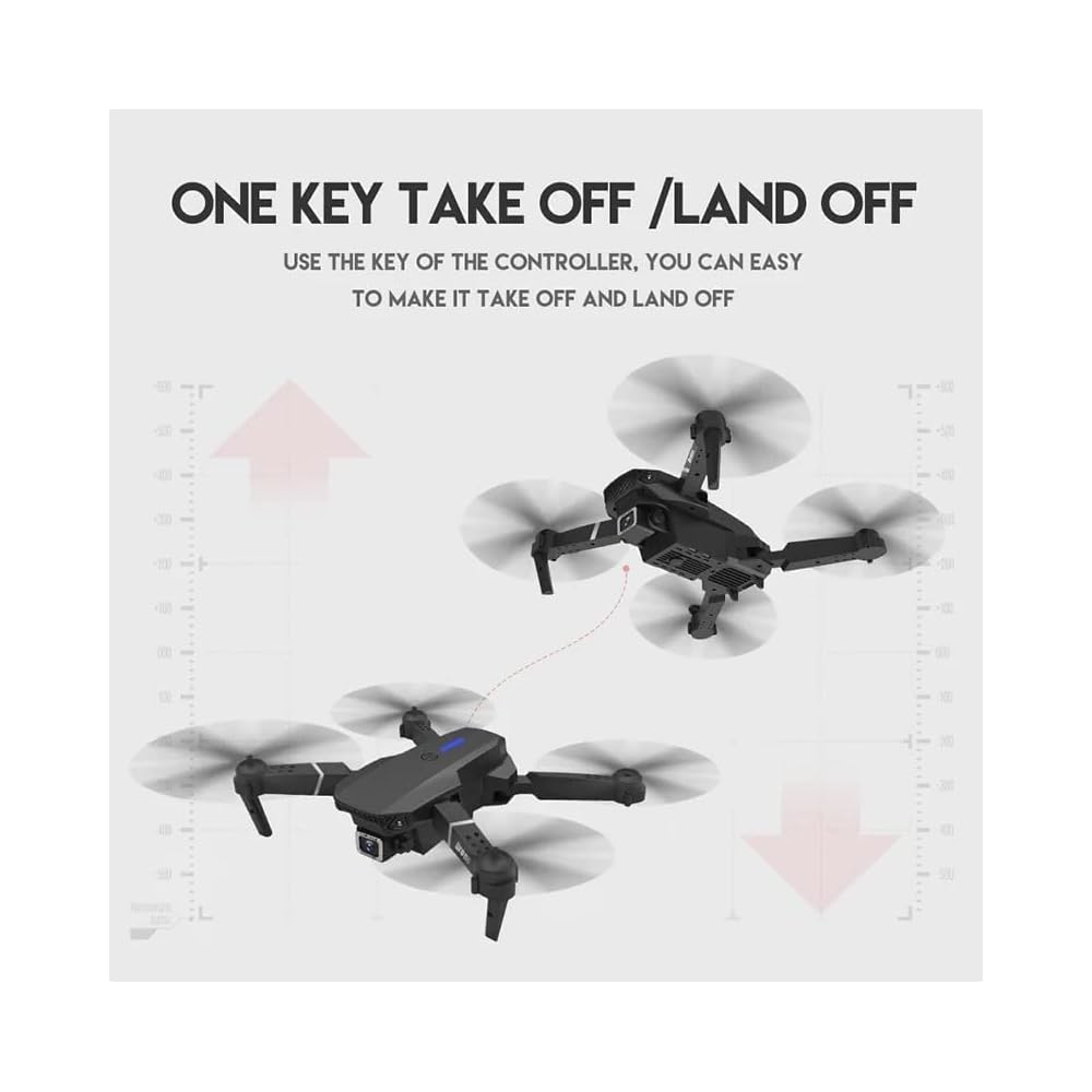 AUSEK 4k HD Drone Camera for Adults and Kids, FPV Live Video RC