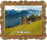 Größe: 7 x 6 cm Mt Rigi Luzern Schweiz Kühlschrankmagnete Reise Souvenir Kühlschrank Dekoration Magnet