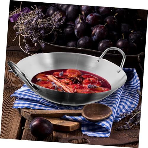 Wok de acero inoxidable VOSAREA con diseño bianaural miniatura 7