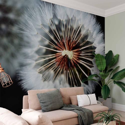 Papier peint salon pissenlit décoration murale chambre - 3