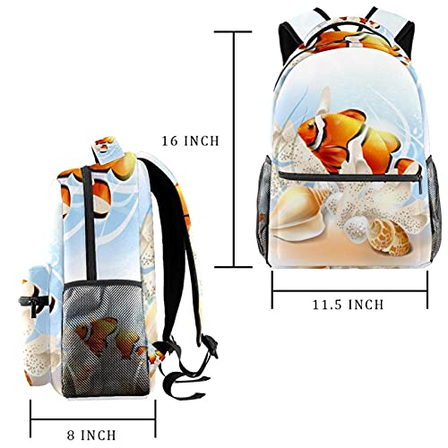 Sac à dos d'étudiant baleine multicolore idéal pour le collège - 2
