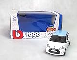 Aus Metall mit Plastikteilen Bburago Citroen DS3 Weiss mit Blauem Dach Ab 2010 1/43 Modell Auto