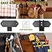Fangool Magnetic Tool Holder Clip, Strong Magnetic Tool Belt Clip, Black Steel, Holds Tools, Hardware, Screws, Nails, Hammer, Sockets, Pliers, Screw Driver, Trowel, Drill Bit, Wrench...