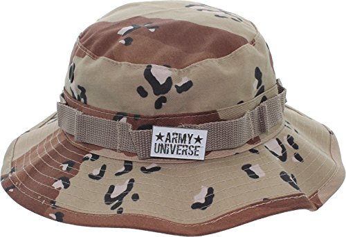 Army Universe Desert Camouflage Six-Color Tactical Boonie Bucket Hat Pin - Size X-Large 7 Â¾