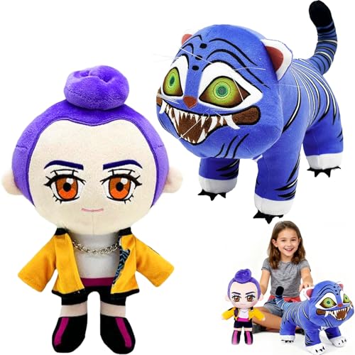 Muñeco de Peluche de Juego Dem0n Hun-ters, 2 Piezas Juguetes de Felpa de Dem0n...