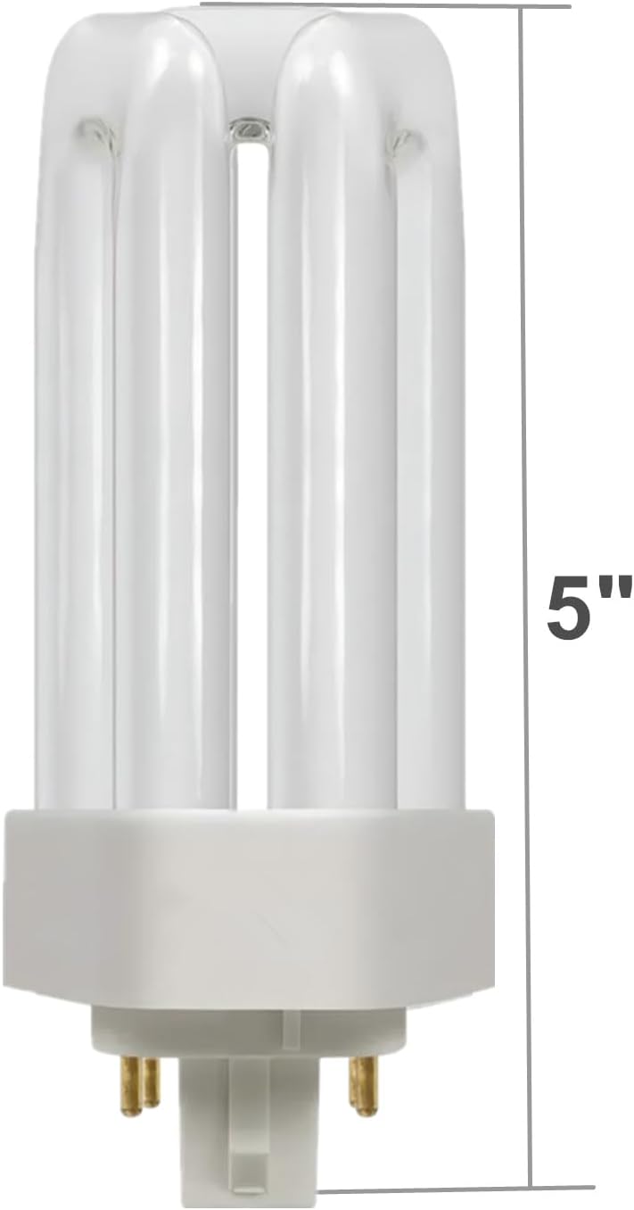 SATZOL PLT-26W GX24Q-3 CFL Light Bulb Replacement for Sylvania 20881 CF26DT/E/IN/835 - Philips 268243 PL-T 26W/35/4P/ALTO - GE 97616 F26TBX/835/A/ECO