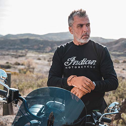 Indian Motorcycle Men's Long Sleeve Script Logo T-Shirt, Black4