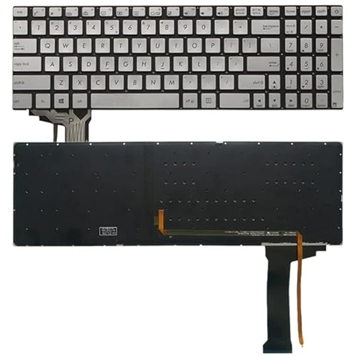 PC���b�v�g�b�v���i�����L�[�{�[�h for ASUS GL552 GL552V GL552VL GL552VW N552VW N552VX G771JM G771JW�̂��߂̃L�[�{�[�h�o�b�N���C�g�t��US�o�[�W�����L�[�{�[�h
