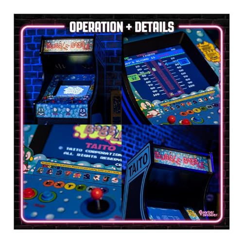 Numskull Quarter Arcades Bubble Bobble 1/4 Scale Mini Arcade by quarter arcades - Used condition - Image 3