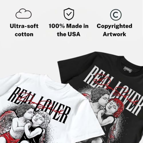 Image of DopeSkill Graphic Tee Streetwear Hip Hop Hypebeast Street Style Unisex T-Shirt Sneaker Colour Matching Shirts Real Lover