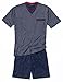 Produktbild Götzburg Herren 451456-4008 Zweiteiliger Schlafanzug, Blau (Navy 7013), X-Large (Herstellergröße: 54)