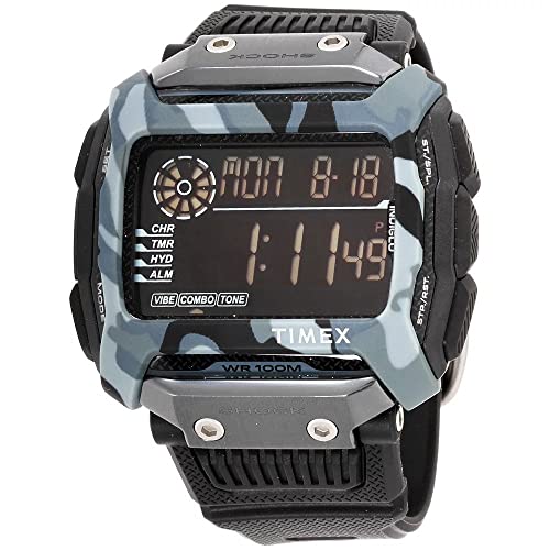 Timex Montre Digital Command pour Hommes avec Boîtier Résistant et Alarme - 5