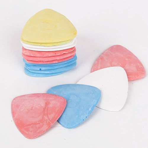 Miniatura 4 de GSHLLO 30 marcadores de tiza de sastre triangulares profesionales, para costura, con caja para coser y manualidades