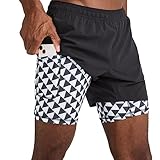 Chubbies Ultimate Performance Shorts Anti-Chafe Compression Liner, Elastic Waistband, 5 Pocket Gym Shorts, XX-Large Black