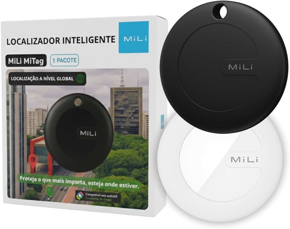 Smart Tag MiTag Go Mini Rastreador Bluetooth 5.0 Localizador de Objetos GPS Integrado ao Google Find My Device Compatível com Android Homologado