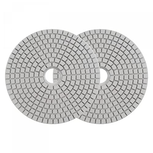 Image of uxcell Diamond Polishing Pad 5-Inch 3000 Grits Wet /Dry Grinding for Stone Concrete Marble Countertop Floor 2pcs