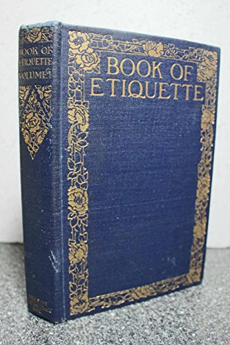 Book of etiquette B0008D2B8I Book Cover