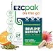 EZC Active Pak Immune System Booster (Single Pack) - Echinacea, Zinc, and Vitamin C, Gluten-Free Vegetarian On-The-Go Immune Support Pack