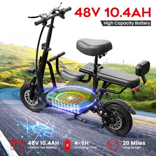 EILLEO 750W 3-Seat Scooter