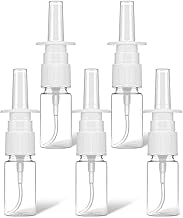 Nasal Spray Bottles, Set of 5, 0.3 fl oz (10 ml), Mini Spray, Divided Bottle, Refill Bottle, Spray Container, Foam Pump Bottle, Portable, Leakproof, Travel Supplies, 0.3 fl oz (10 ml)