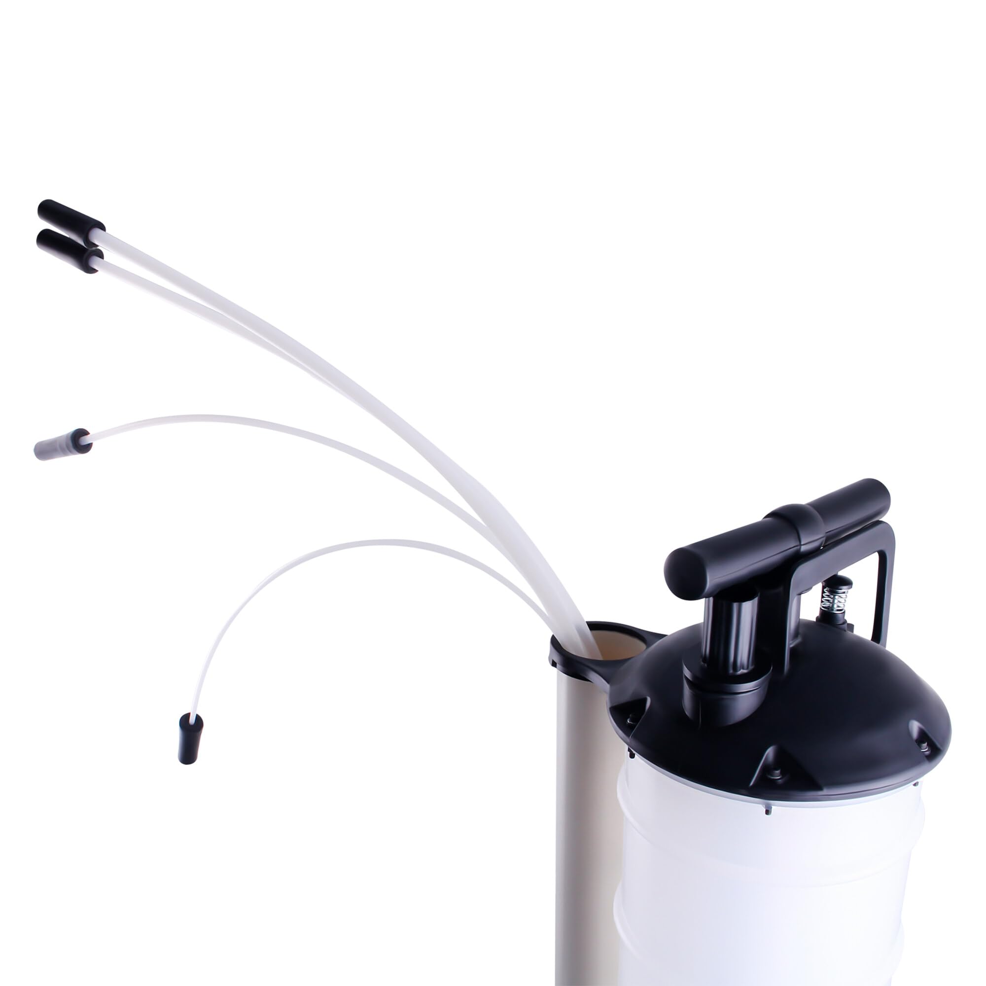 Ölabsaugpumpe 7L Absaugpumpe Handpumpe mit 4 Schläuchen 4 6 8 10mm Absaugpumpe Öl Bremsenentlüftungsgerät Flüssigkeitsabsaugpumpe für Fahrzeugölwechsel Motorölwechsel