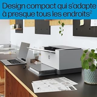 HP LaserJet M207dw, 8J9K9F, Imprimante monofonction A4, Recto/Verso Automatique en Noir et Blanc, 27 ppm, USB, Wi-FI, Ethernet, Smart, Panneau de Commande LED, Grise