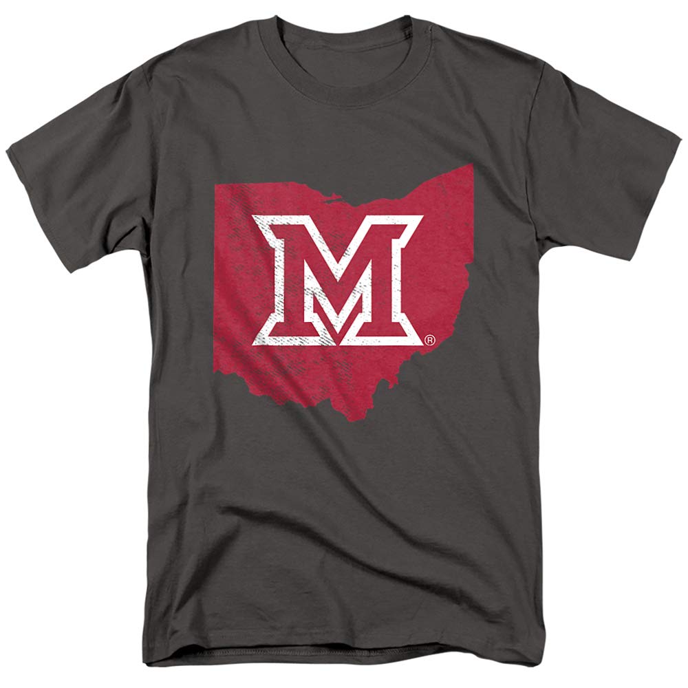 Miami University Official Ohio Between The Lines Unisex Adult Tall T Shirt