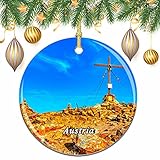  Österreich Salzburg Steiermark Kärnten Weihnachten Weihnachtsbaum Ornament Dekoration Hochzeit hängende Anhänger Dekor City Travel Souvenir Collection