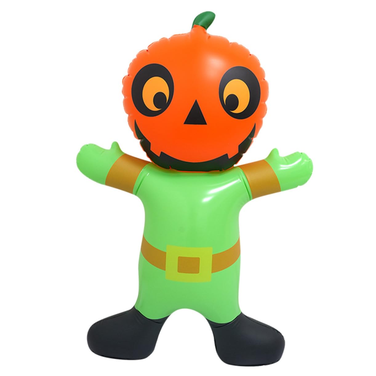 Statue gonflable citrouille Halloween en PVC résistant pour jardin Hemobllo