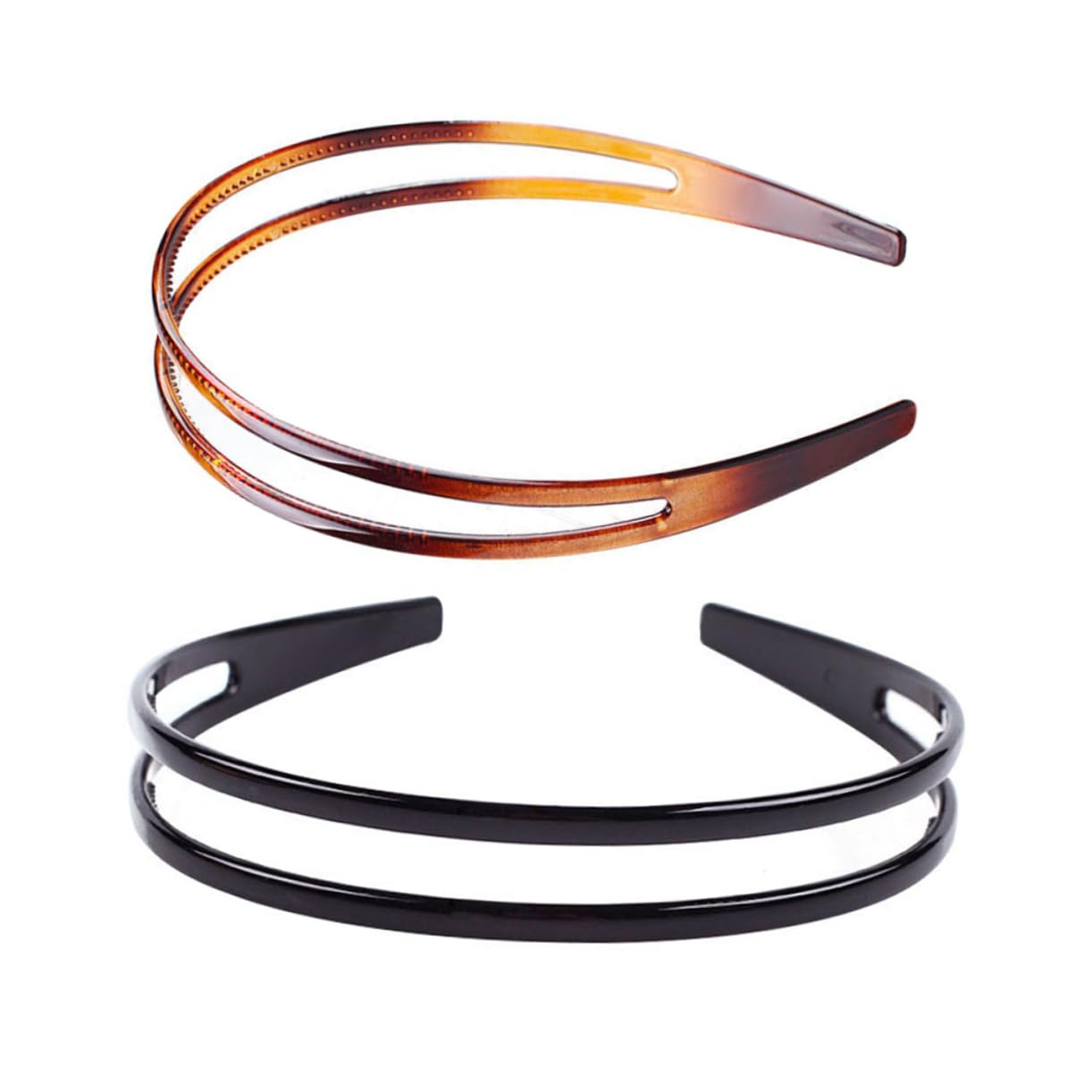 FRCOLOR 3 Set Di Cerchietti Per Da Donna Eleganti Cerchietti A Doppia Alla Moda Per Tutti I Giorni E Feste 6 Pezzi*3