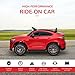 Aosom 12V Toddler Ride On Car with Remote Control, Mercedes Benz AMG GLC63S Coupe, Electric Car with 2 Speed, MP3 Player, Light, Horn, Songs, Suspension, Red