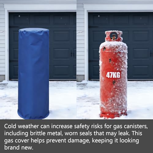 Housse bouteille de gaz 47 kg extérieure imperméable bleu roi
