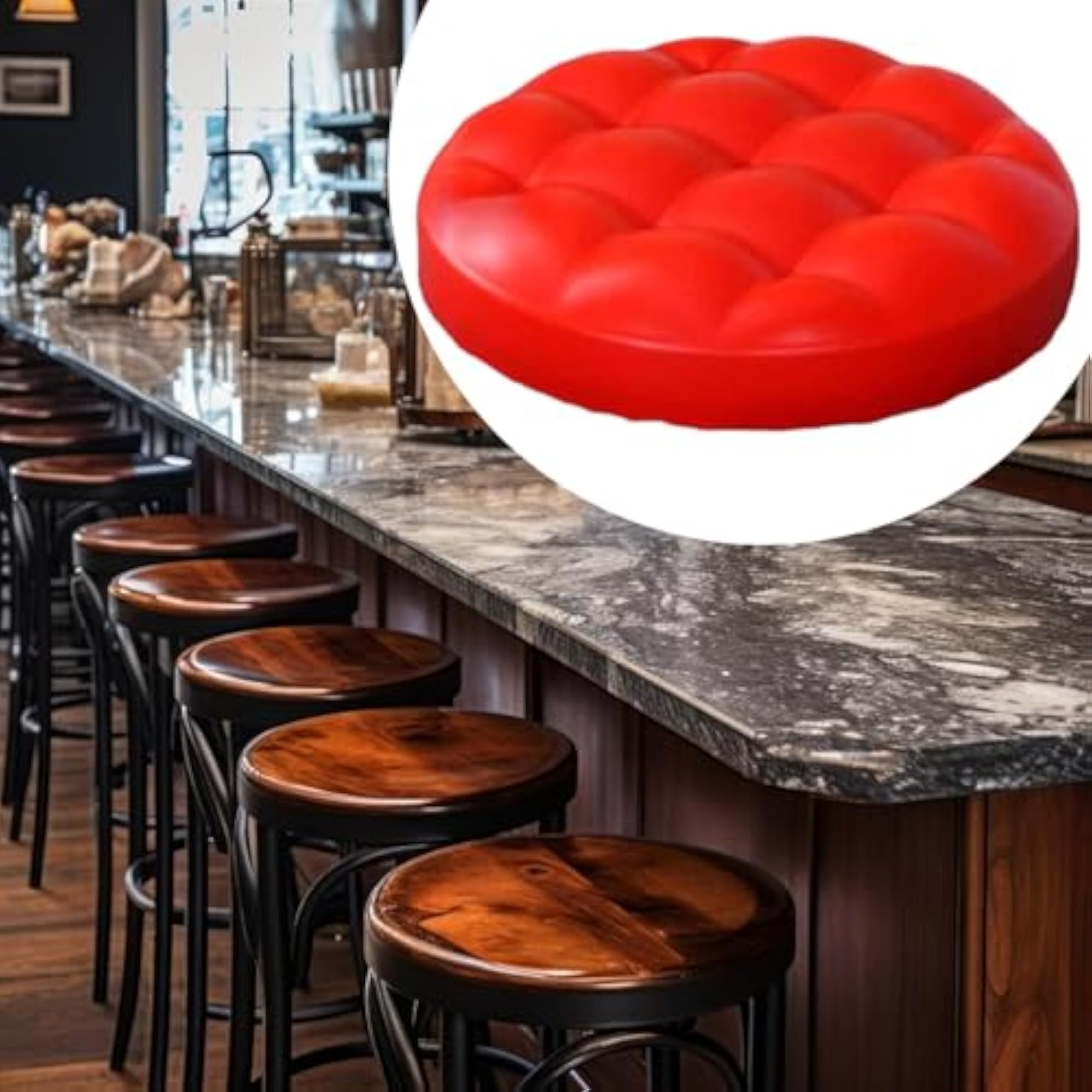 Barstool Seat Cushion Bar Stool Chair Accessory for Kitchen