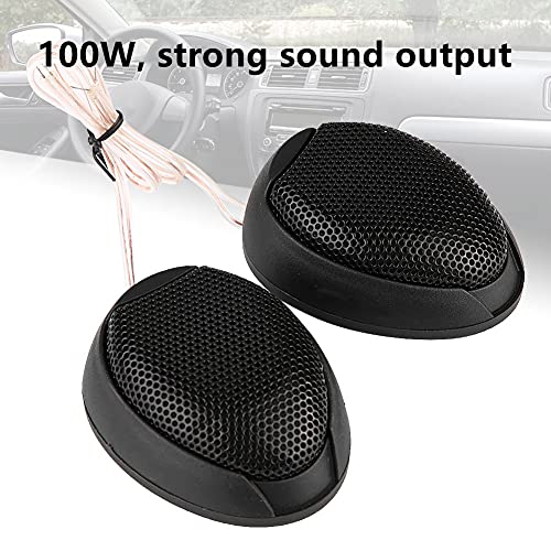 Autolautsprecher Aufbaulautsprecher-Auto Lautsprecher Set Auto Lautsprecher Audio 10W Mini Auto Lautsprecher Audio Runder Klebriger Lautsprecher Auto Lautsprecher Mit Kleber (Schwarz)