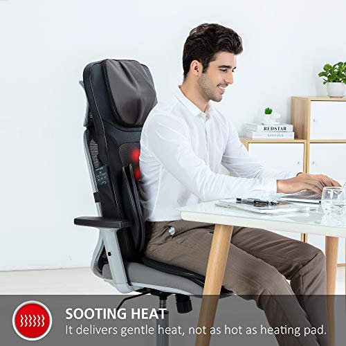 Snailax Shiatsu‑Massagesitzauflage mit Wärme – Ansicht 4