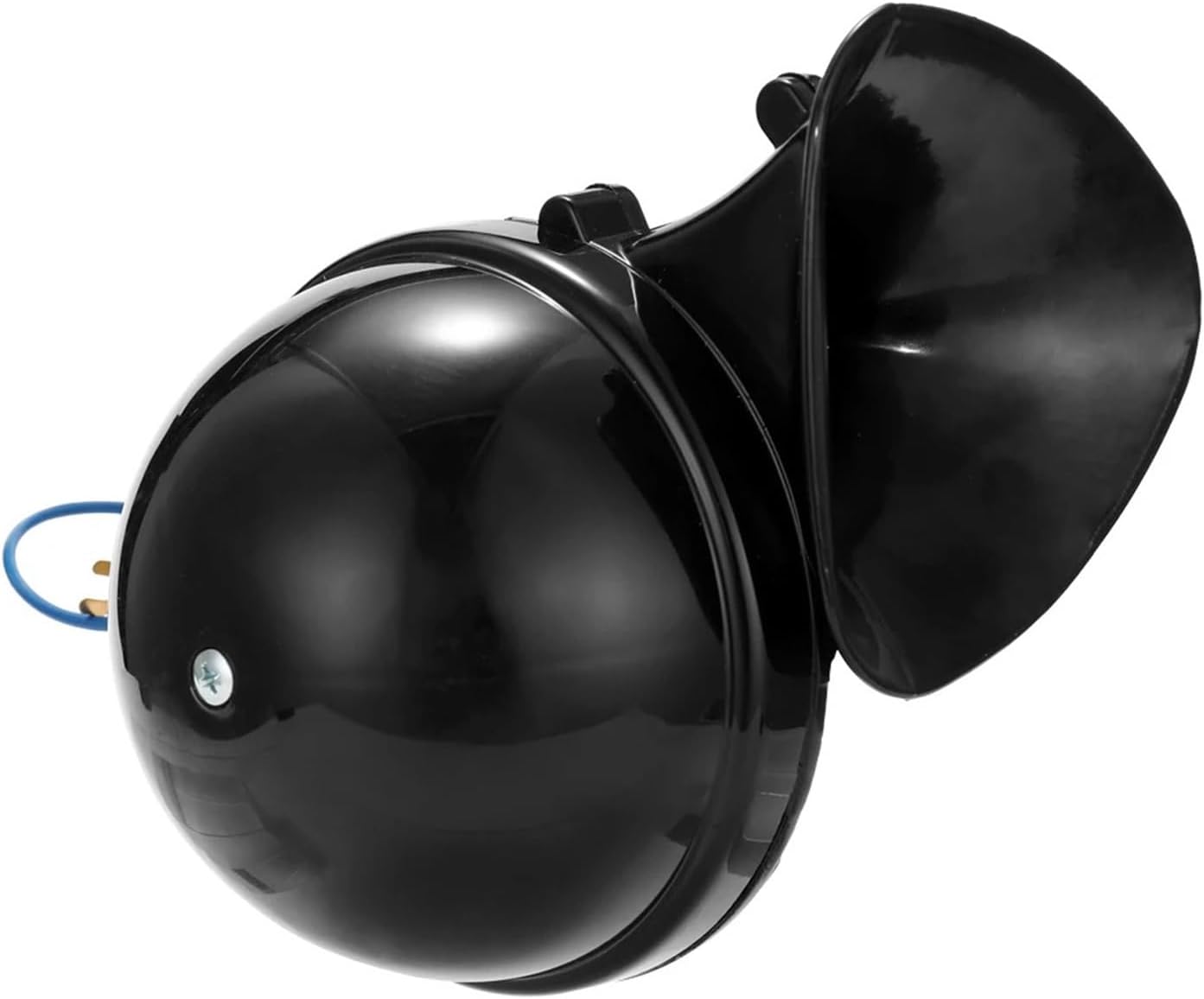 Super Loud Horn Car 300DB 12V/24V ABS Metal Air Snail Bull Horn Super Loud Raging Sound Compatible With Car Motorcycle Truck Boat(12V)