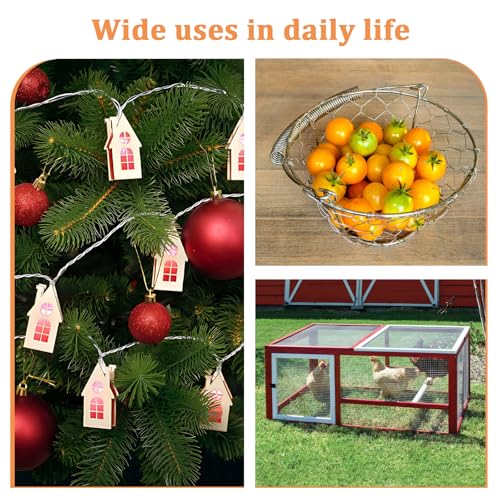 SUPAWAY Draht Edelstahl Ø1,0mm Rostfrei-Federdraht Länge 100m Weicher Stahldraht Silber Basteldraht 304 Edelstahldraht, Bindedraht zum DIY-Basteln,Gartenverkabelung,Schmuckherstellung,Skulpturenrahmen