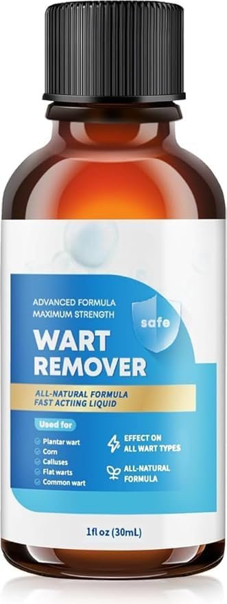 Wart Remover Solution with Salicylic Acid, 30ml, Fast-Acting Skin Tag and Wart Care for Hands, Feet, Body and Face (PACK OF 1)-image-33