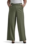 Womens Plus Size Ultra Lux Comfort Any Wear Wide Leg Pant